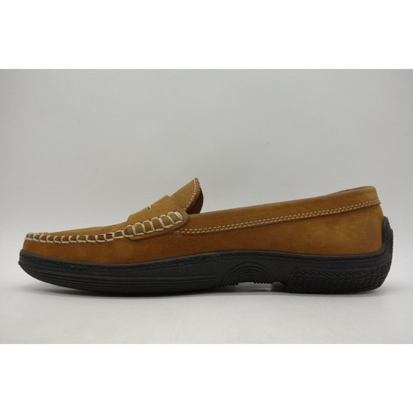 Dooney & Burke Brown Leather Moc Toe Penny Loafer Driving Shoes Men\'s 9.5 main image 11